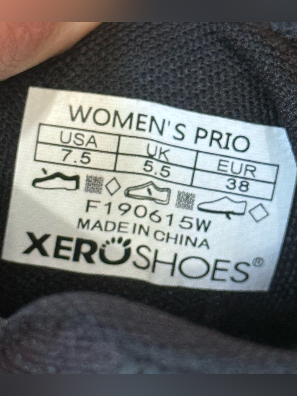 Xero Shoes Women’s 7.5 Prio Women’s Minimalist Barefoot Zero Drop Sneakers Black - Picture 3 of 9